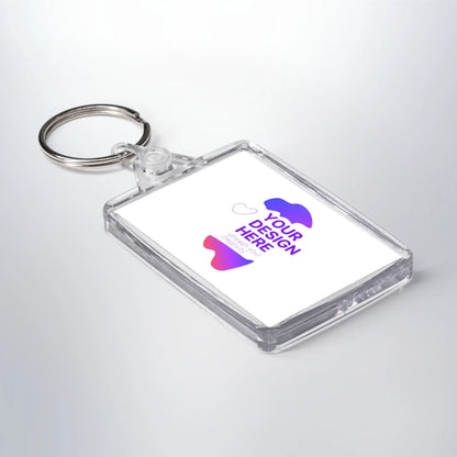 Schlüsselanhänger mit deinem Bild • beidseitig bedruckt (personalisierbare Fotogeschenke) - Default / Rectangular