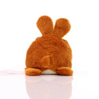 Schmoozies displayreiniger hase ein plüschiger brauner hase mit weichem flauschigem fell und abgerundeten ohren