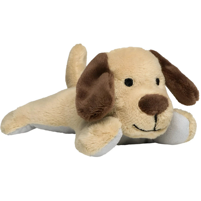 plush tan und braun puppy toy mit floppy ears und stitched smile from schmoozies displayreiniger hund