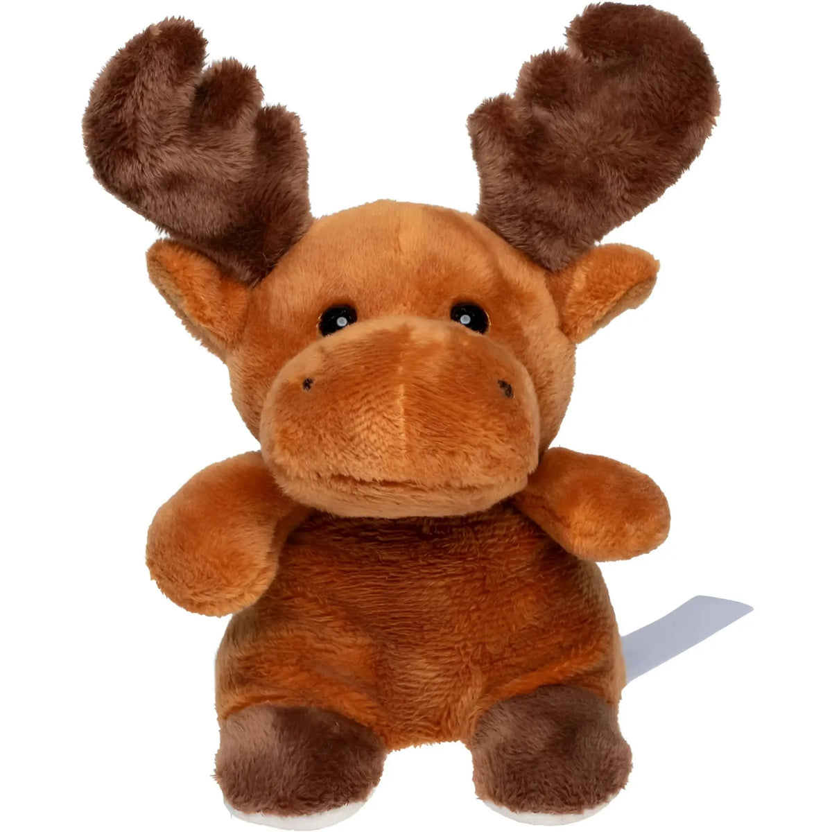 plush brauner moose schmoozies xxl displayreiniger mit weichem fell und dunklen augen