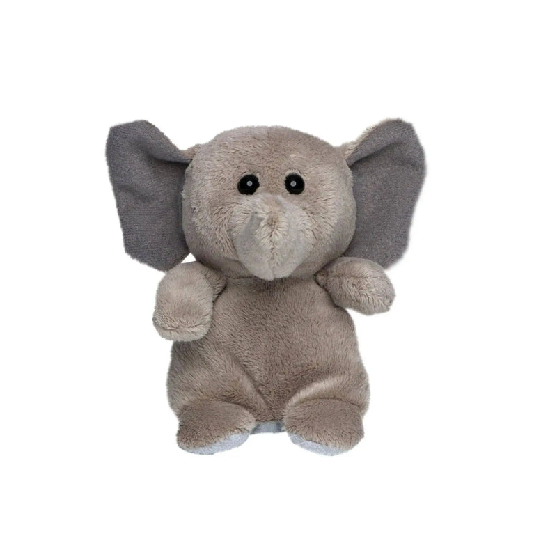 Schmoozies xxl displayreiniger elefant ein weicher grauer plüschelefant mit schwarzen knopfn Augen und großen Ohren
