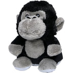 plush schwarz und grau gorilla schmoozies xxl displayreiniger mit soft textured fur für cleaning screens