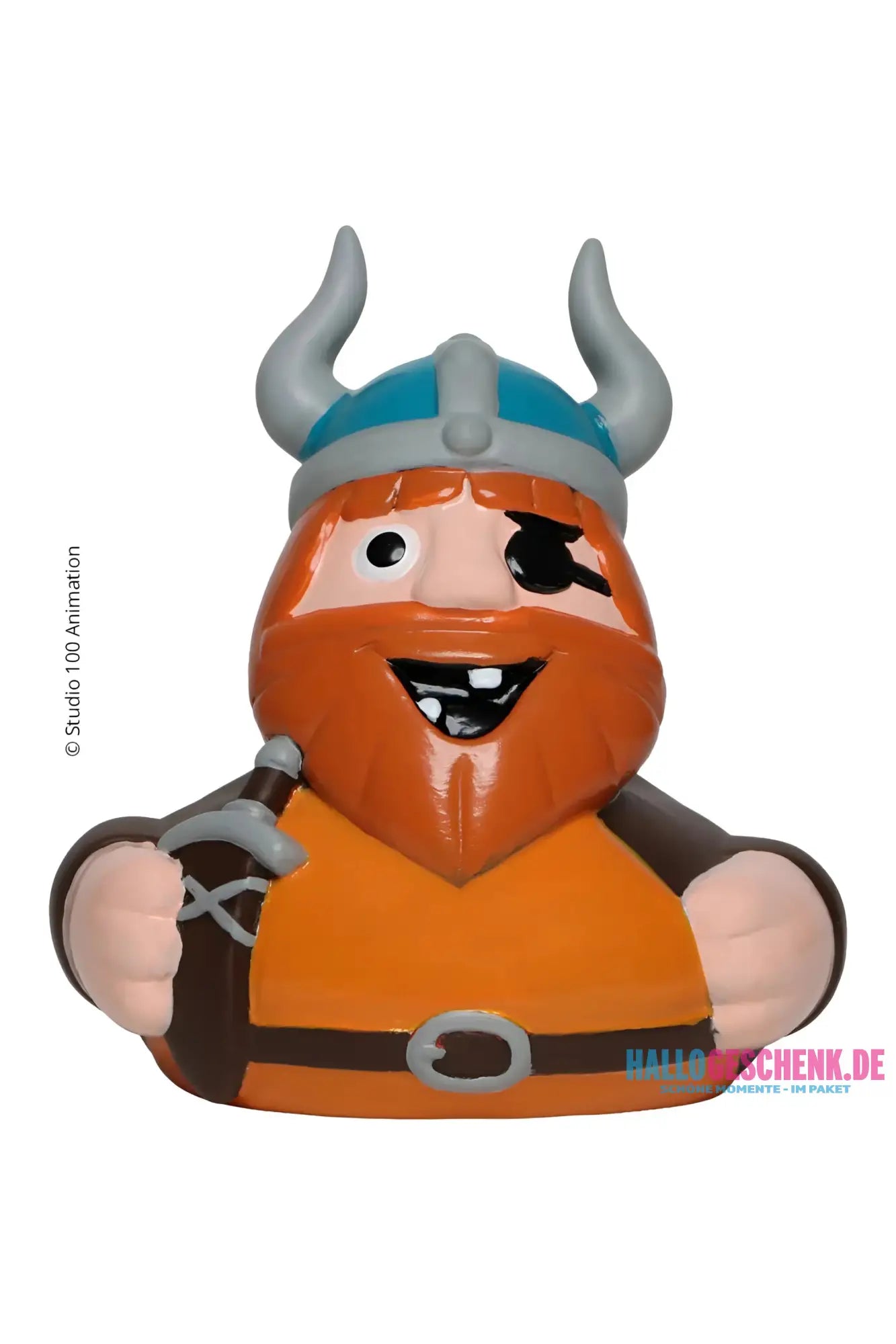 Schnabels® Badeente „Halvar“ von ’Wickie’ mit Geschenkverpackung 🛁🪓🎁 - Badeenten