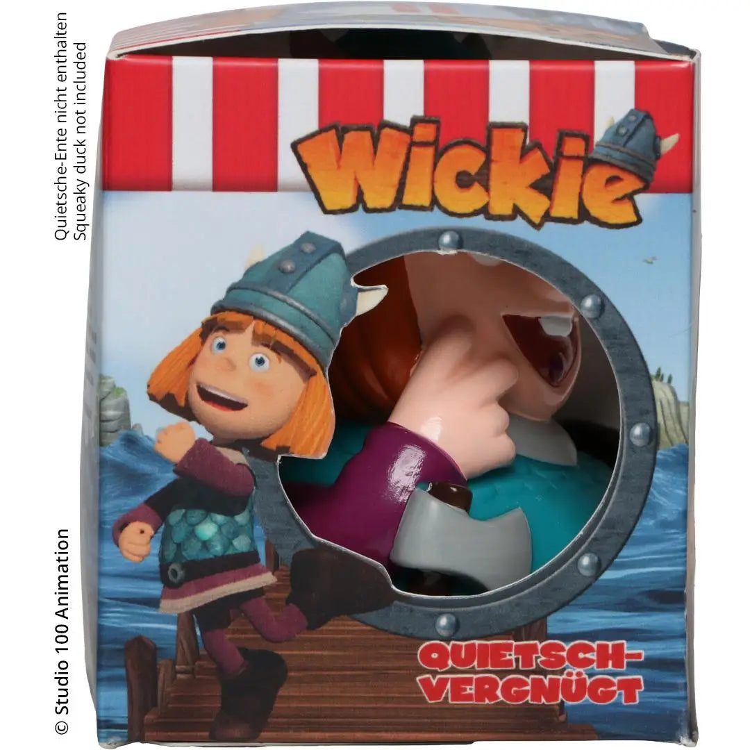 Schnabels® Badeente „Wickie“ mit Geschenkverpackung 🛁🪖🎁 - Badeenten