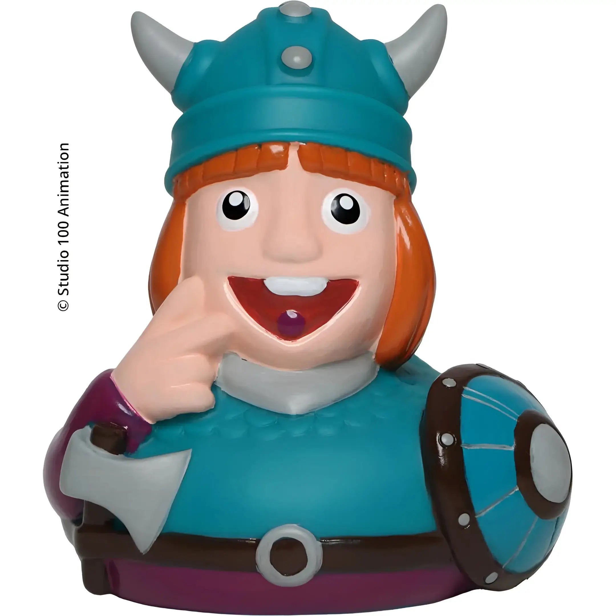 Schnabels® Badeente „Wickie“ mit Geschenkverpackung 🛁🪖🎁 - Badeenten