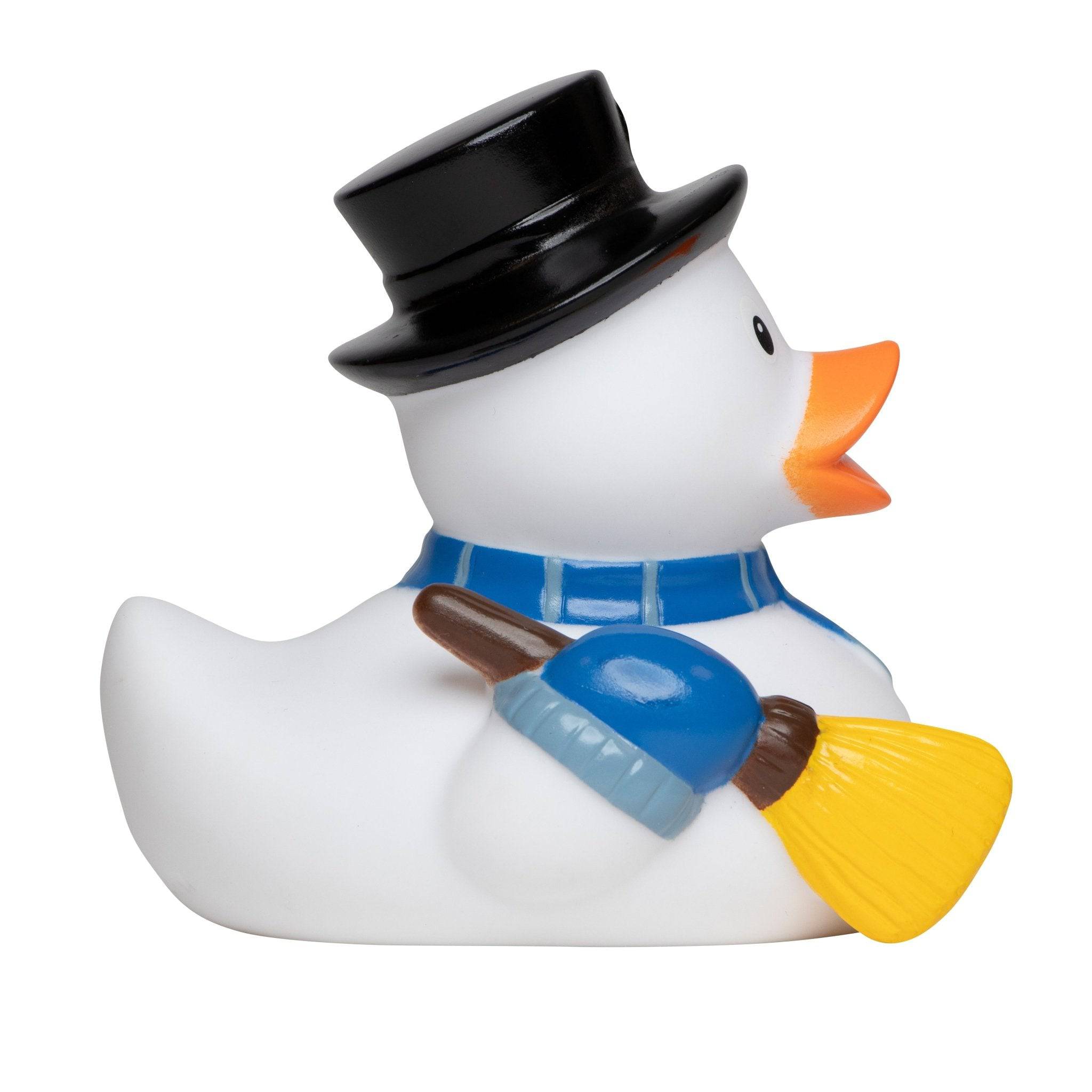 Schneemann • Schnee-Ente • Quietsche-Ente / Badeente