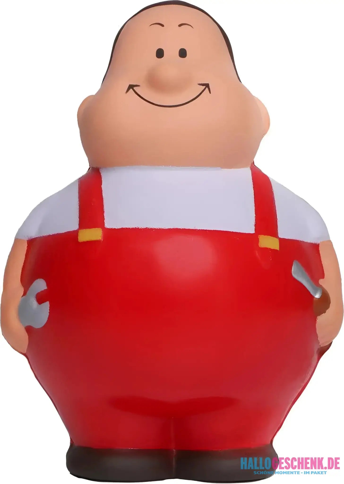 Schrauber Bert in 4 Farben erhältlich Anti-Stress-Quetsch-Figur