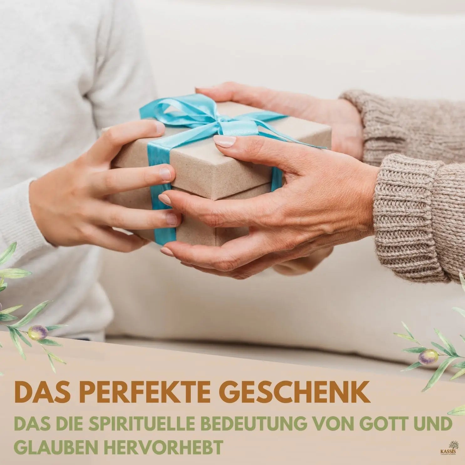 Schutzengel Handschmeichler Glücksbringer aus Olivenholz als Geschenk mit Spruch ’Du schaffst das’ - Engel