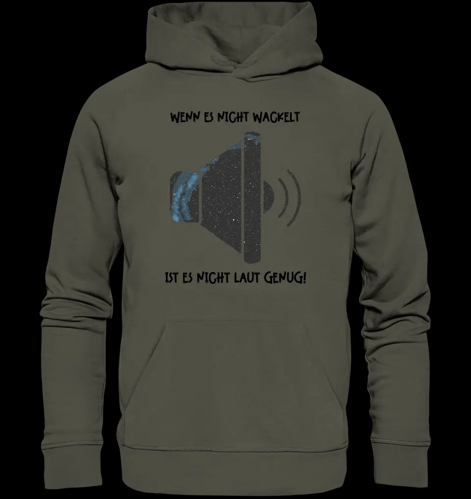 Echte Sternkarte als Lautsprecher + Text • Musik • Unisex Premium Hoodie XS-5XL aus Bio-Baumwolle für Damen & Herren • Exklusivdesign • personalisiert