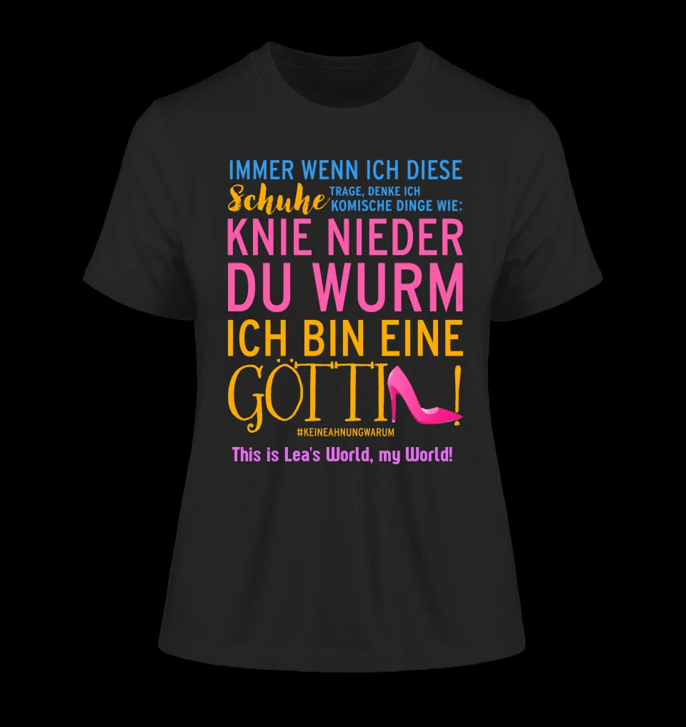 8in1-Kollektion: Immer wenn ich Schuhe + Wunschtext • 4 Motive weiß/Bunt wählbar • Göttin • personalisiert • diverse Artikel