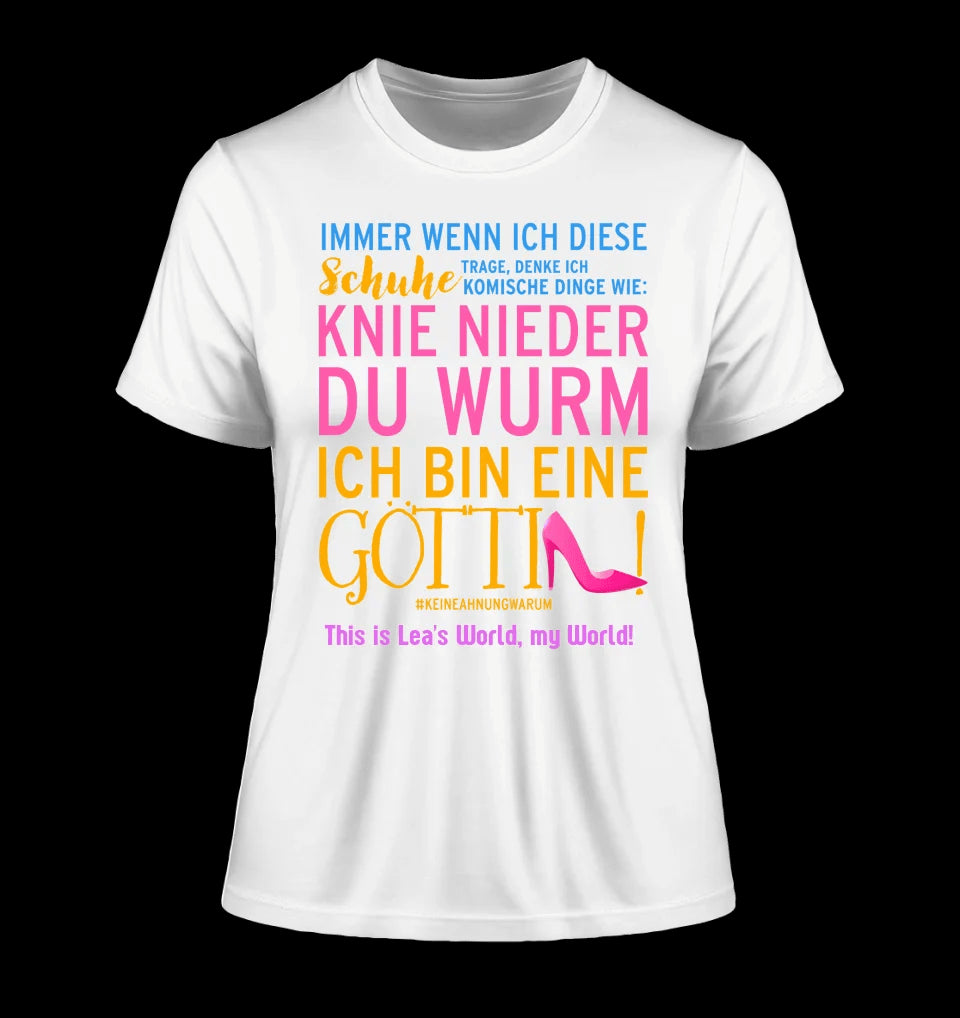 8in1-Kollektion: Immer wenn ich Schuhe + Wunschtext • 4 Motive weiß/Bunt wählbar • Göttin • personalisiert • diverse Artikel