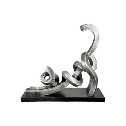 Skulptur Katze Stretching H.29 cm