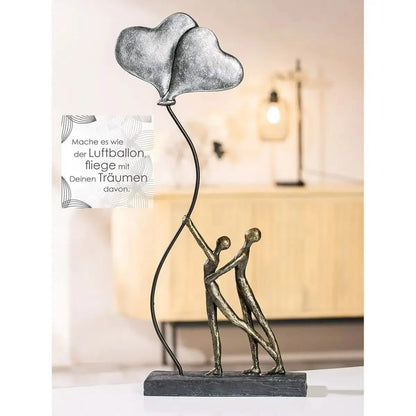 Skulptur Love Balloon H.48 cm