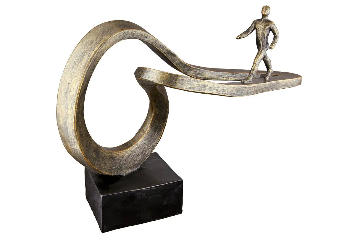 Skulptur: „Path“ • Kunstharz • Bronze • 25×32×15 cm • Gilde - Skulptur