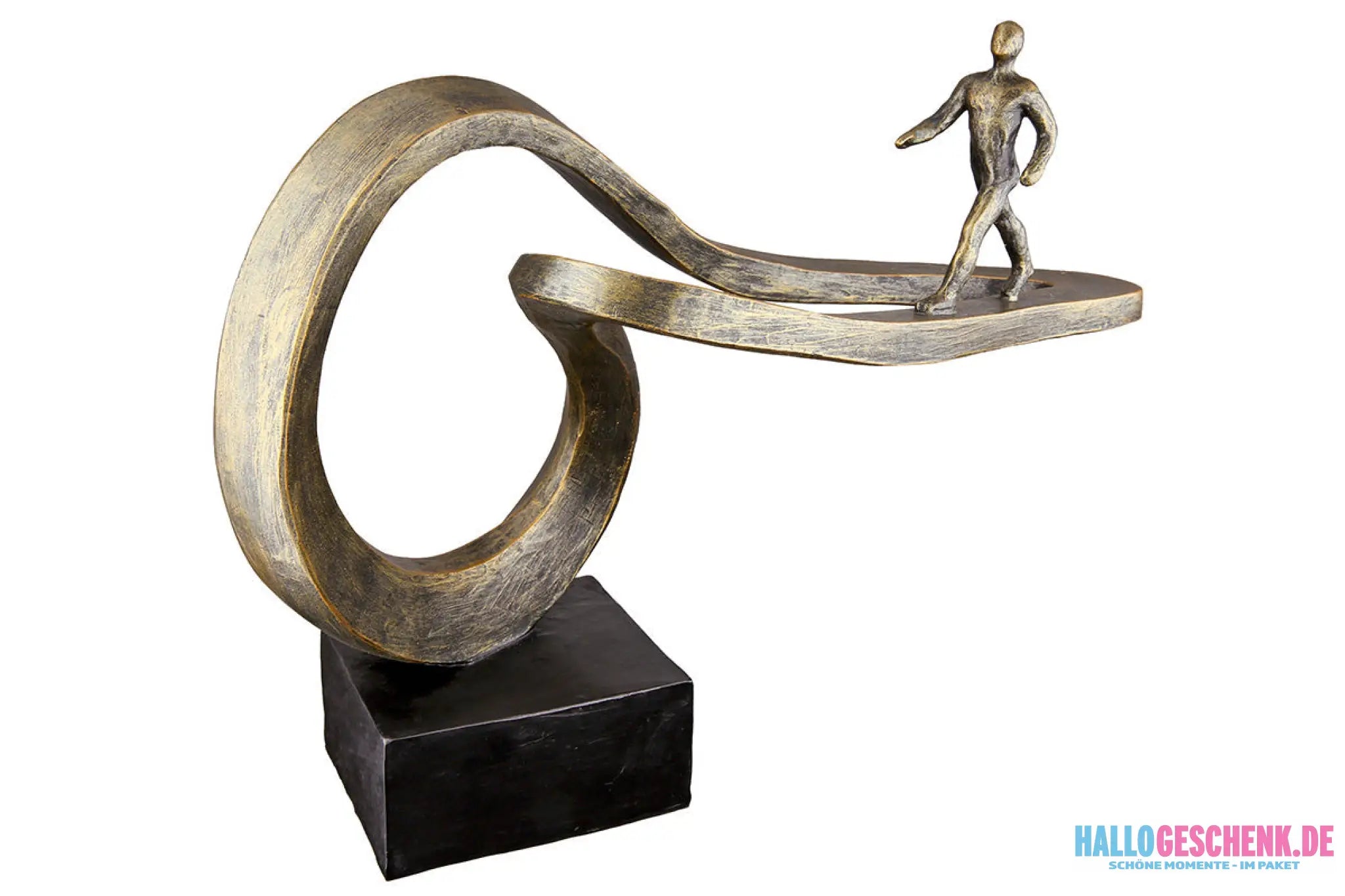 Skulptur: „Path“ • Kunstharz • Bronze • 25×32×15 cm • Gilde - Skulptur