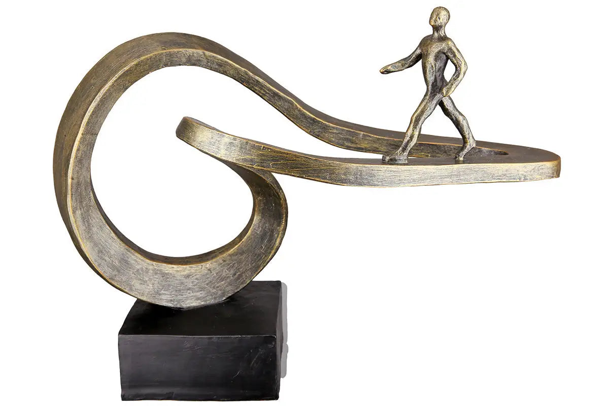 Skulptur: „Path“ • Kunstharz • Bronze • 25×32×15 cm • Gilde - Skulptur