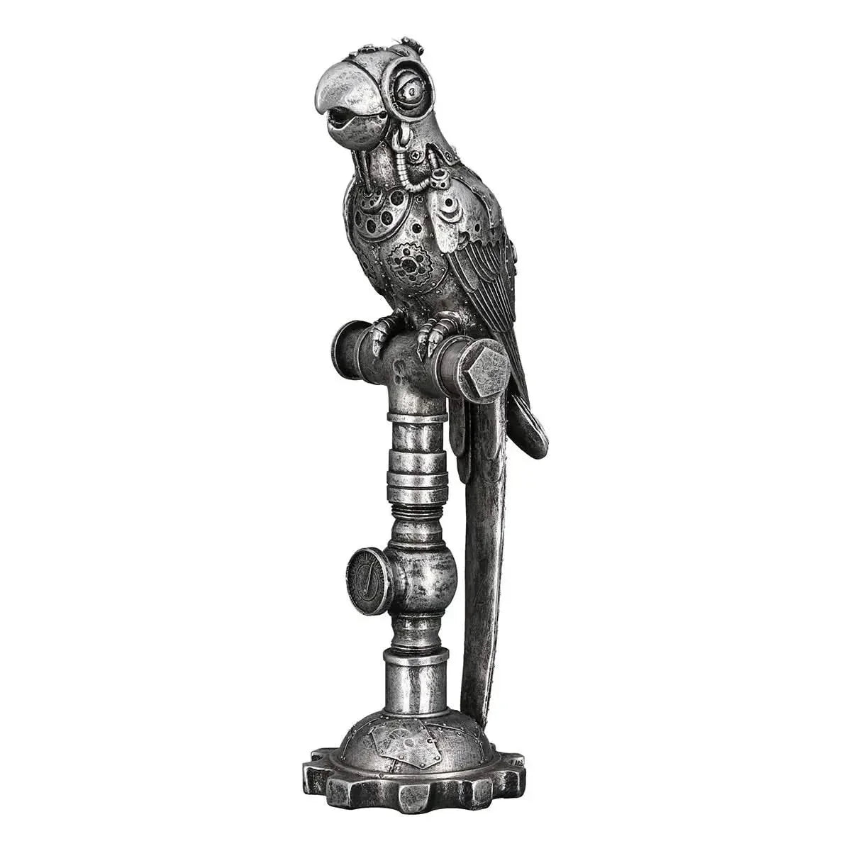 Skulptur "Steampunk Parrot" Poly H.30,5cm • Skulptur • Wohndeko