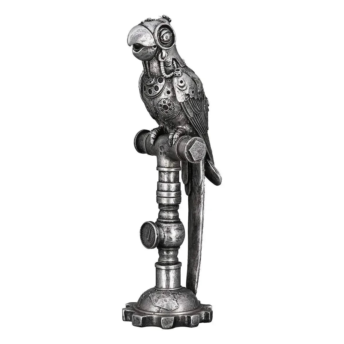 Skulptur "Steampunk Parrot" Poly H.30,5cm • Skulptur • Wohndeko