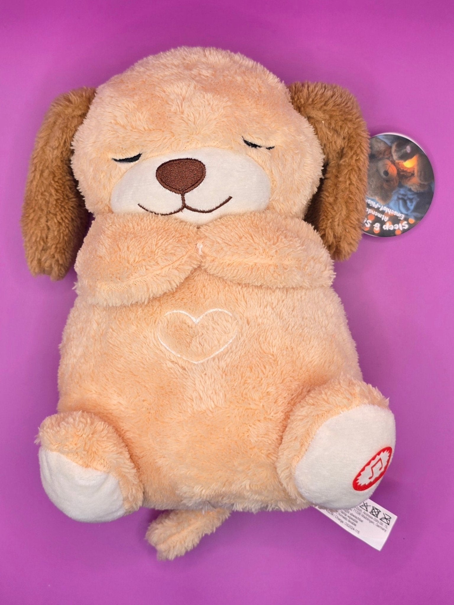 Sleep and Snuggle • Atmender Schlafhund • Hund • Schlafhilfe • Kinder von HalloGeschenk.de