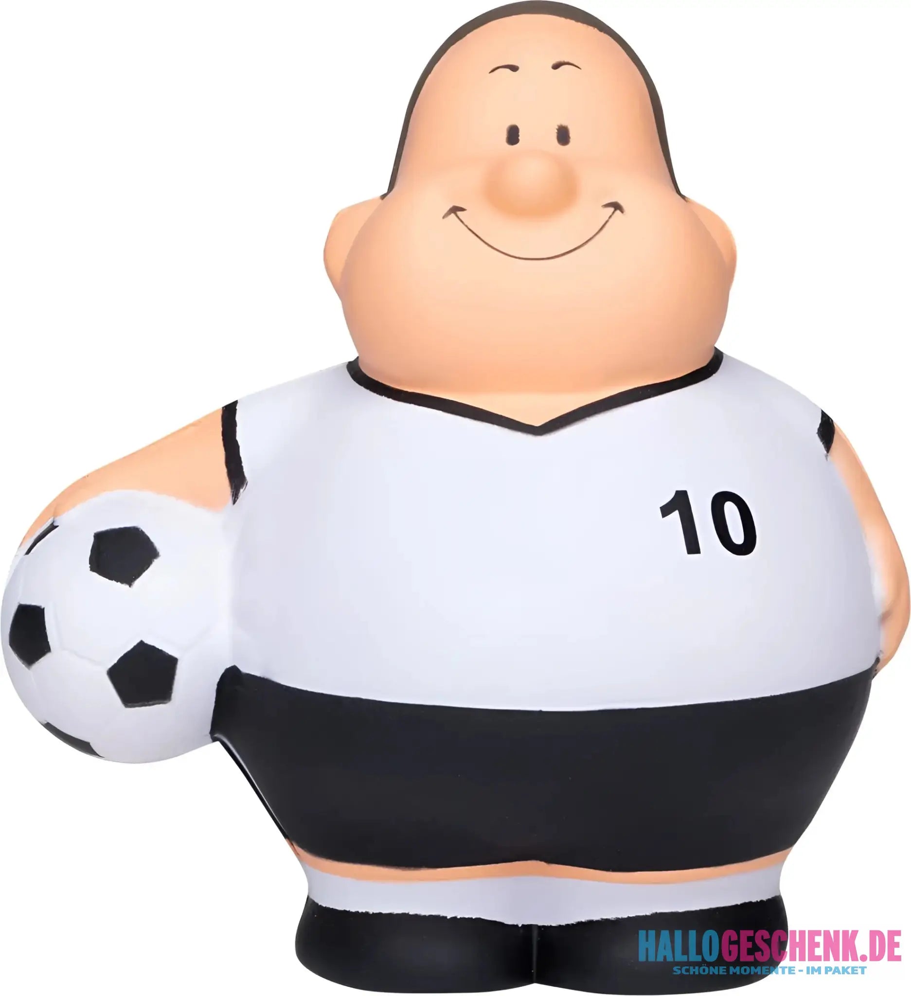 Soccer Bert + Fußball • Geschenkset • Quetschfigur • Anti-Stress-Figur