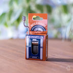 miniature metallic silber music box mit crank Griff inspired by la belle et la bête von opari
