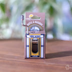 miniature brass-colored opali musical box playing frère jacques mit vintage Design
