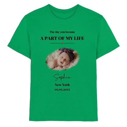 Splash Mid • mehrere Artikel • ’Statement-Collection’ • Wunschtext • Mein Fotomotiv - Premium Kinder T-Shirt