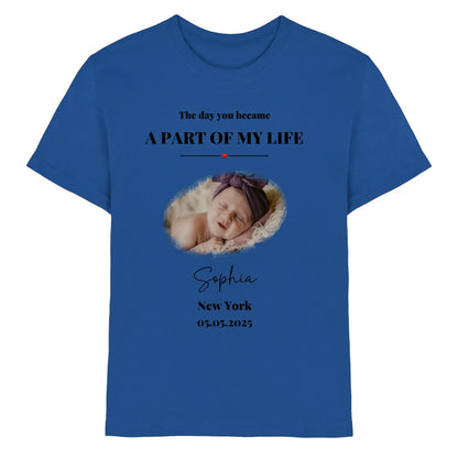 Splash Mid • mehrere Artikel • ’Statement-Collection’ • Wunschtext • Mein Fotomotiv - Premium Kinder T-Shirt