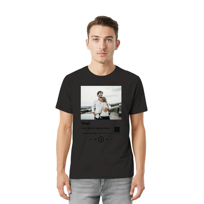 Spotify • Create Your Own Photo Design 6 – Personalized Unisex T-Shirt | Bella + Canvas 3001 - personalized T-Shirts
