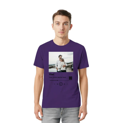 Spotify • Create Your Own Photo Design 6 – Personalized Unisex T-Shirt | Bella + Canvas 3001 - personalized T-Shirts