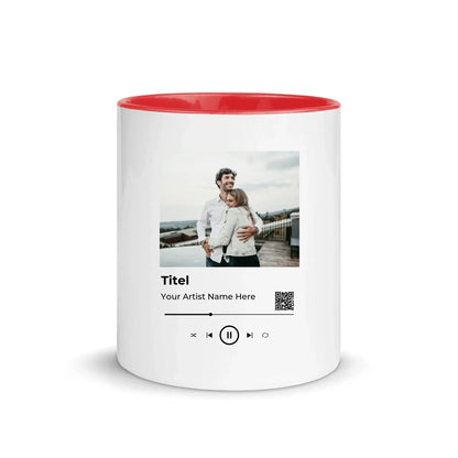 Spotify • Create Your Own Photo Design 6 – Personalized Unisex T-Shirt | Bella + Canvas 3001 - White Ceramic Mug with