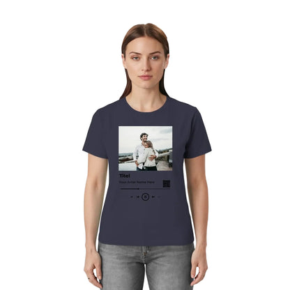 Spotify • Create Your Own Photo Design 6 – Personalized Unisex T-Shirt | Bella + Canvas 3001 - personalized T-Shirts