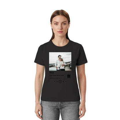 Spotify • Create Your Own Photo Design 6 – Personalized Unisex T-Shirt | Bella + Canvas 3001 - personalized T-Shirts