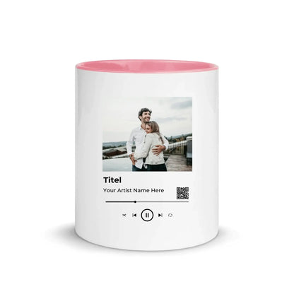 Spotify • Create Your Own Photo Design 6 – Personalized Unisex T-Shirt | Bella + Canvas 3001 - White Ceramic Mug with