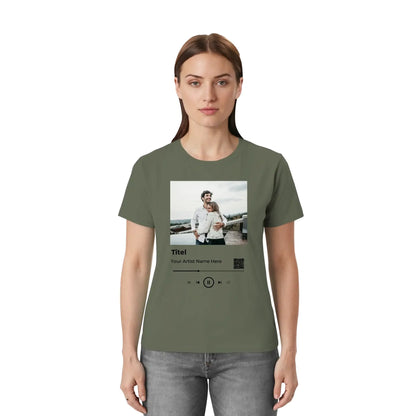 Spotify • Create Your Own Photo Design 6 – Personalized Unisex T-Shirt | Bella + Canvas 3001 - personalized T-Shirts