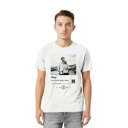 Spotify • Create Your Own Photo Design 6 – Personalized Unisex T-Shirt | Bella + Canvas 3001 - personalized T-Shirts