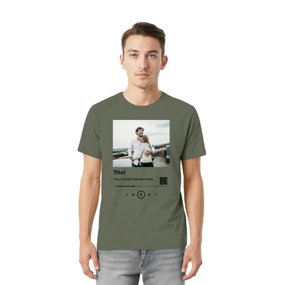 Spotify • Create Your Own Photo Design 6 – Personalized Unisex T-Shirt | Bella + Canvas 3001 - personalized T-Shirts