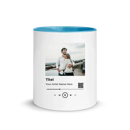 Spotify • Create Your Own Photo Design 6 – Personalized Unisex T-Shirt | Bella + Canvas 3001 - White Ceramic Mug with