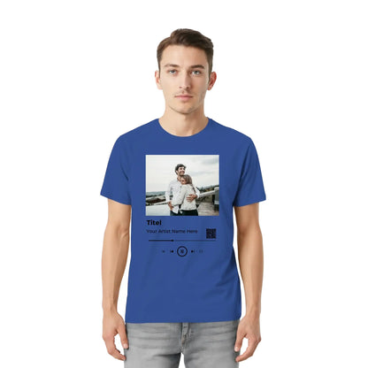 Spotify • Create Your Own Photo Design 6 – Personalized Unisex T-Shirt | Bella + Canvas 3001 - personalized T-Shirts