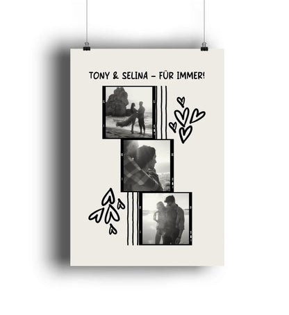 Spotify-Fotomotiv • mehrere Artikel • ’Statement-Collection’ • Wunschtext • Mein Fotomotiv - POSTER / 4C-Print / DIN-A2