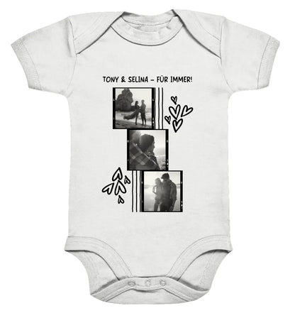 Spotify-Fotomotiv • mehrere Artikel • ’Statement-Collection’ • Wunschtext • Mein Fotomotiv - Premium Baby Bodysuit