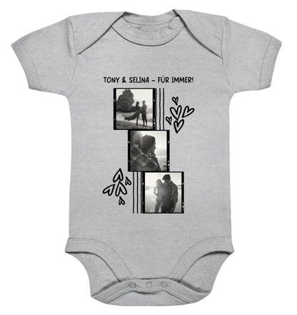 Spotify-Fotomotiv • mehrere Artikel • ’Statement-Collection’ • Wunschtext • Mein Fotomotiv - Premium Baby Bodysuit