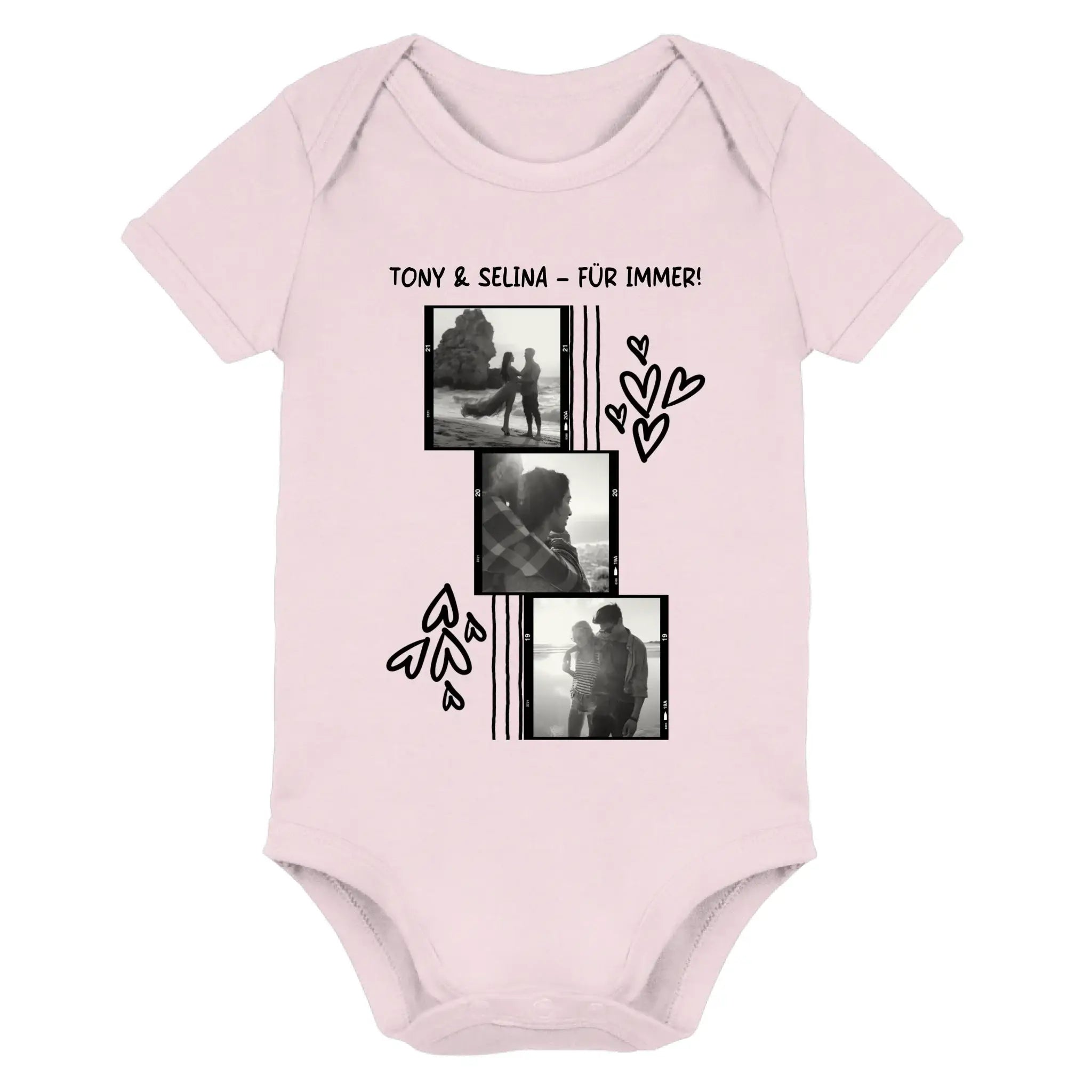 Spotify-Fotomotiv • mehrere Artikel • ’Statement-Collection’ • Wunschtext • Mein Fotomotiv - Premium Baby Bodysuit