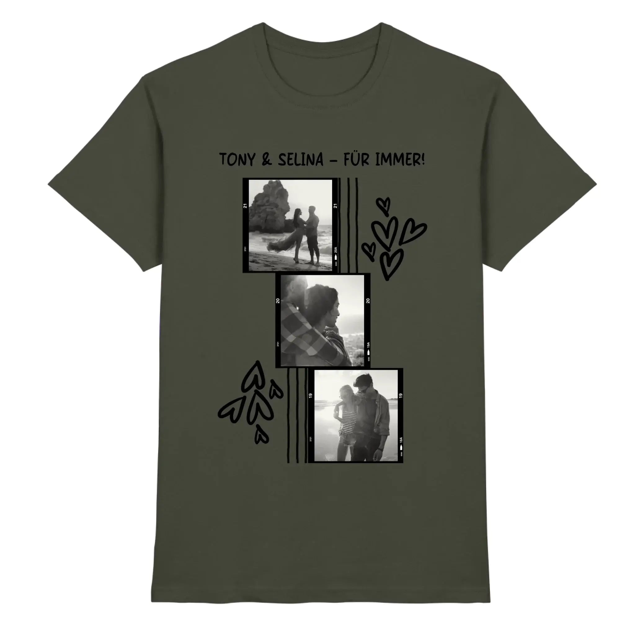 Spotify-Fotomotiv • mehrere Artikel • ’Statement-Collection’ • Wunschtext • Mein Fotomotiv - Premium Herren T-Shirt