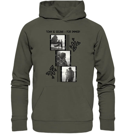 Spotify-Fotomotiv • mehrere Artikel • ’Statement-Collection’ • Wunschtext • Mein Fotomotiv - Unisex Hoodie • Bio