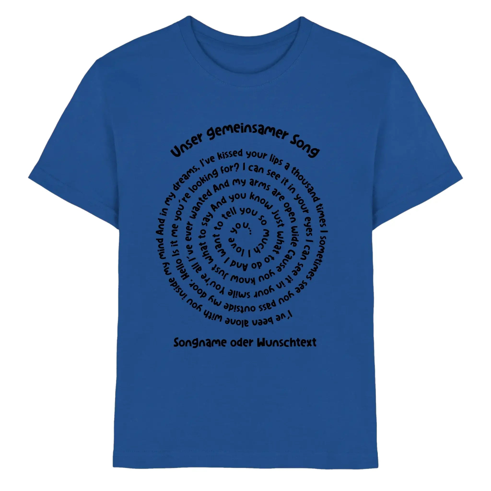 Spotify-Motiv 1 • mehrere Artikel • ’Statement-Collection’ • Wunschtext • Mein Motiv • Spiraltext - Premium Kinder