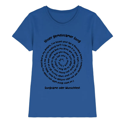 Spotify-Motiv 1 • mehrere Artikel • ’Statement-Collection’ • Wunschtext • Mein Motiv • Spiraltext - Premium Damen