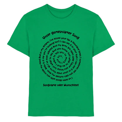 Spotify-Motiv 1 • mehrere Artikel • ’Statement-Collection’ • Wunschtext • Mein Motiv • Spiraltext - Premium Kinder