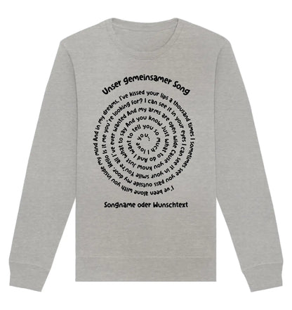 Spotify-Motiv 1 • mehrere Artikel • ’Statement-Collection’ • Wunschtext • Mein Motiv • Spiraltext - Unisex Sweatshirt