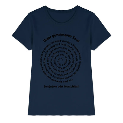 Spotify-Motiv 1 • mehrere Artikel • ’Statement-Collection’ • Wunschtext • Mein Motiv • Spiraltext - Premium Damen